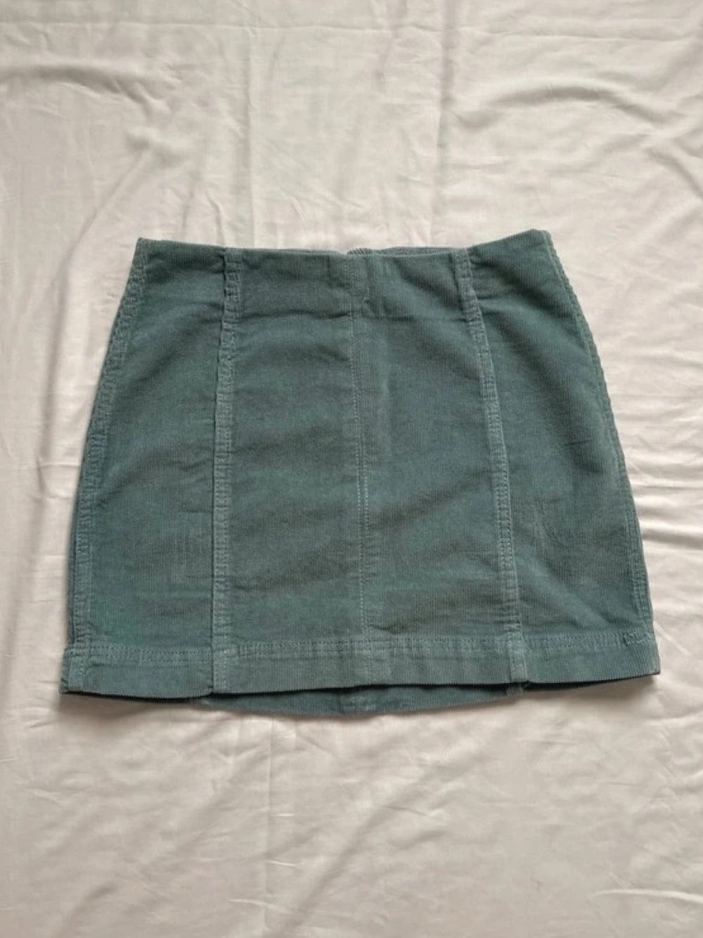 Wild Fable Teal Cotton Mini Skirt, Woman’s size 4